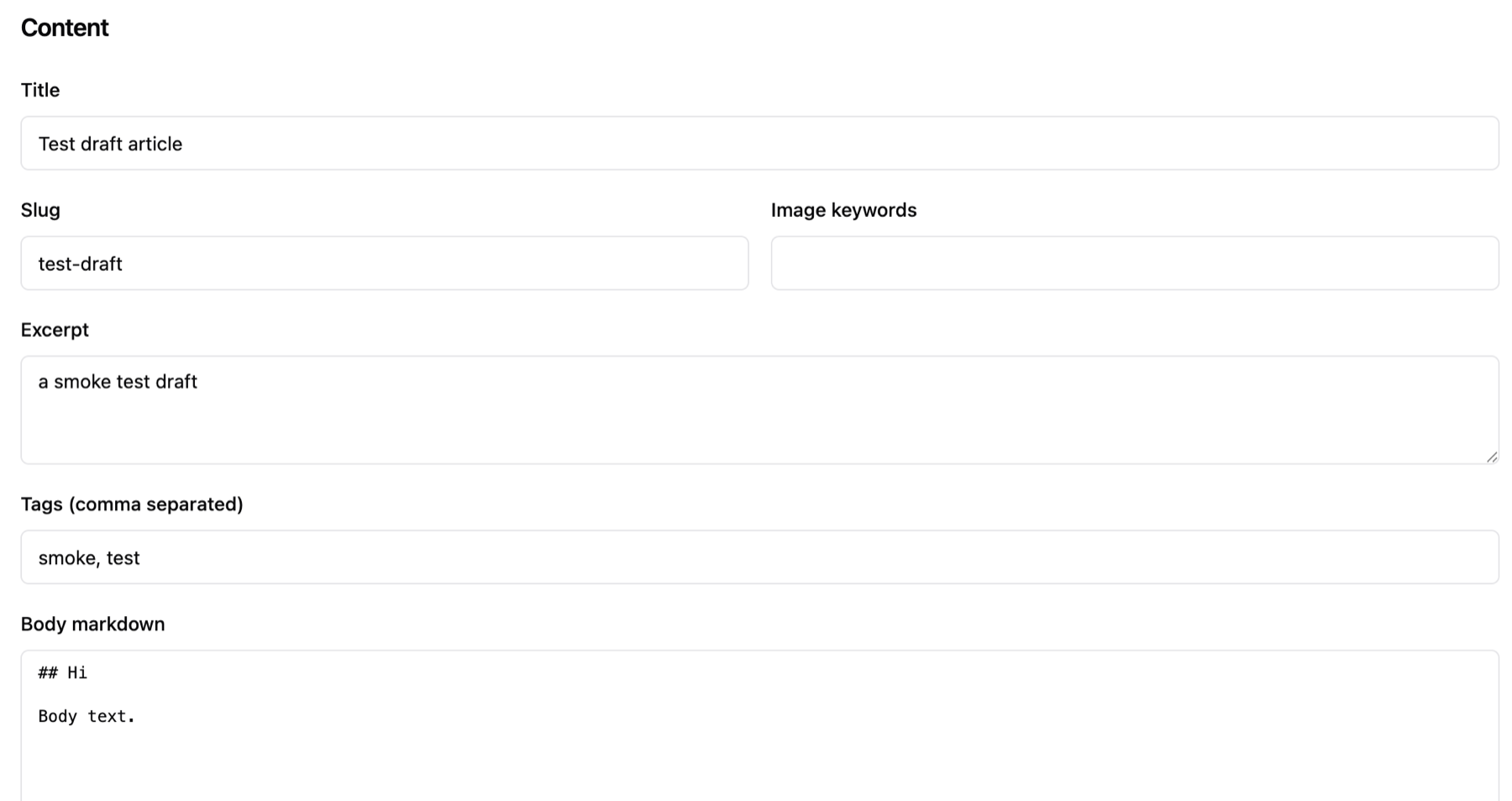 πSEO · Article composer